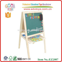 Early learning drawing toys interative dry eraser blackboard wooden magnetic whiteboard